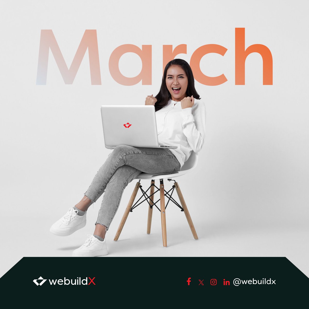 MARCH on, it's a month of new beginnings, and you've got WebuildX as a Confidant.
Happy New Month #WebuildXers

#SoftwareDevelopment #DevOps