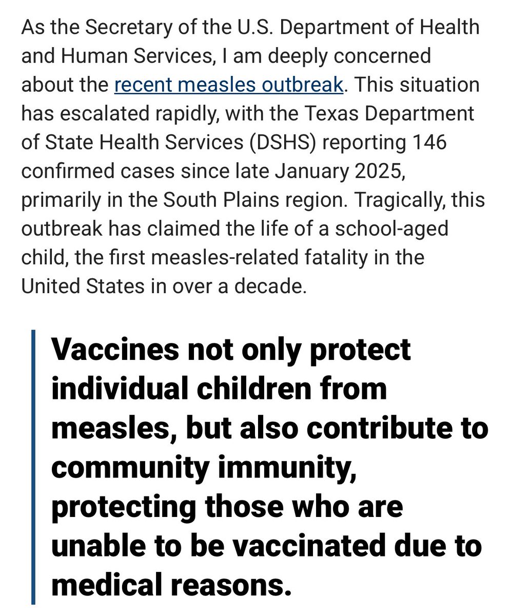 Even RFK Jr. is telling people to get vaccinated—you know just how fucked up the situation is.