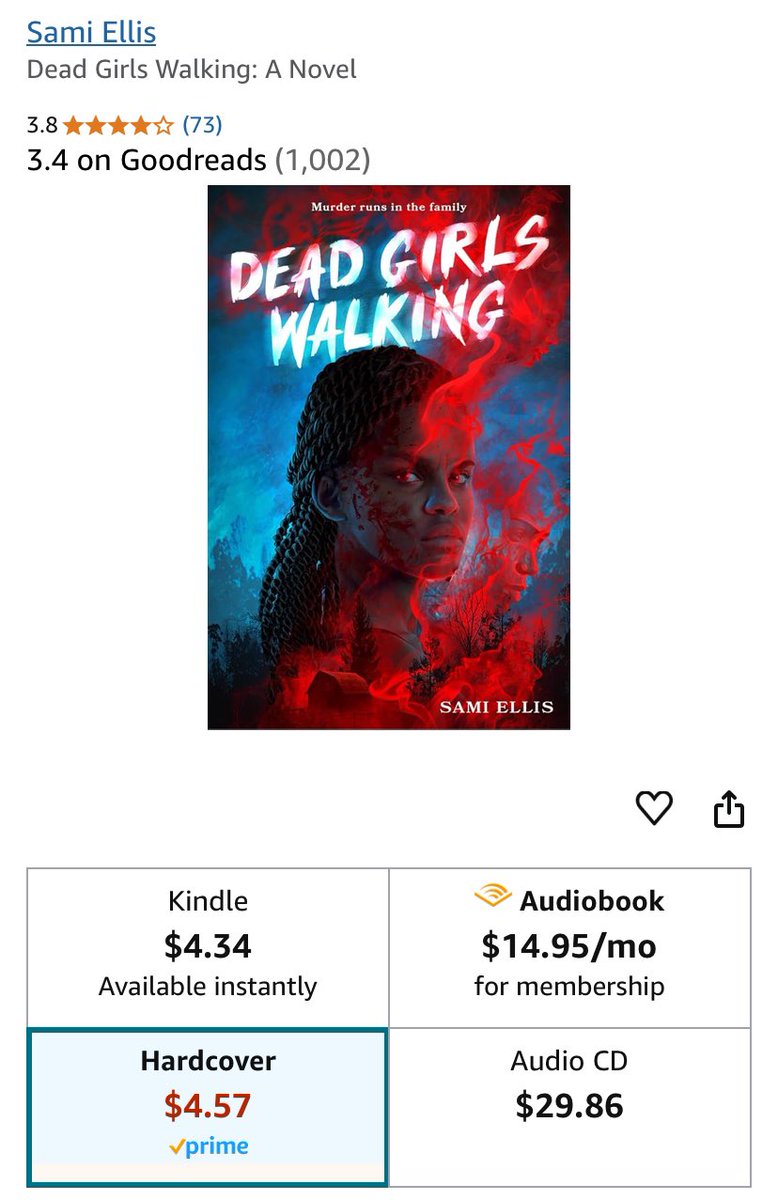 Sylvester Barzey (Horror/Fantasy Author) (@sylvesterbarzey) on Twitter photo This is not a drill! Dead Girls Walking by <a href="/themoosef/">Squidwords Sami Ellis aint here no mo fr fr</a> hardcover is like $5 on Amazon right now 😳
Dead Girls Walking: A Novel a.co/d/h0VDs9i This is not a drill! Dead Girls Walking by <a href="/themoosef/">Squidwords Sami Ellis aint here no mo fr fr</a> hardcover is like $5 on Amazon right now 😳
Dead Girls Walking: A Novel a.co/d/h0VDs9i