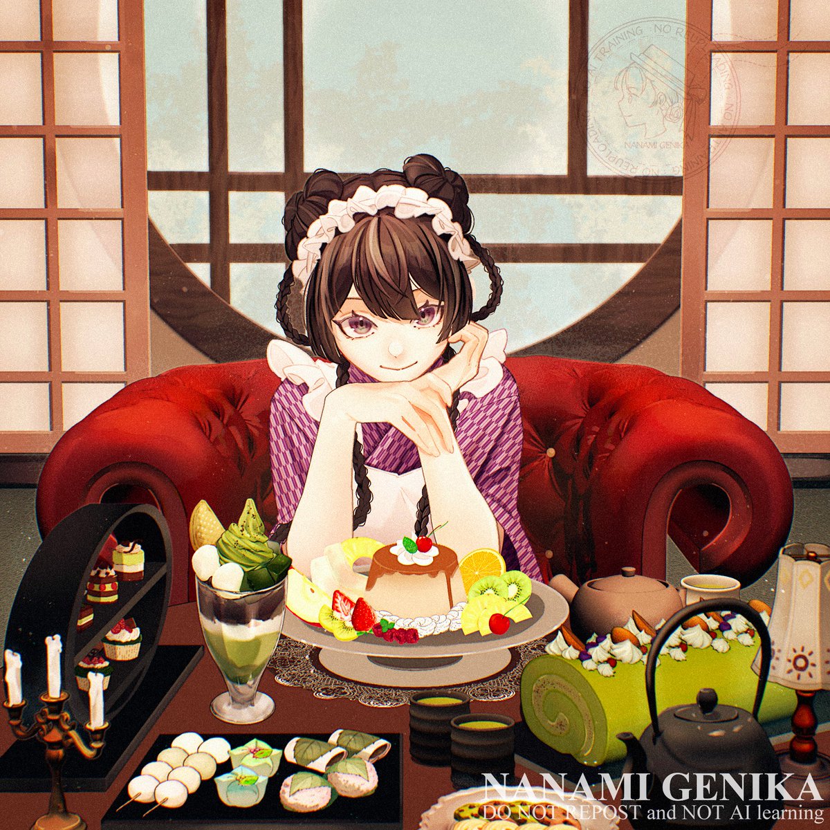 浪漫喫茶｜#イラスト #illustration