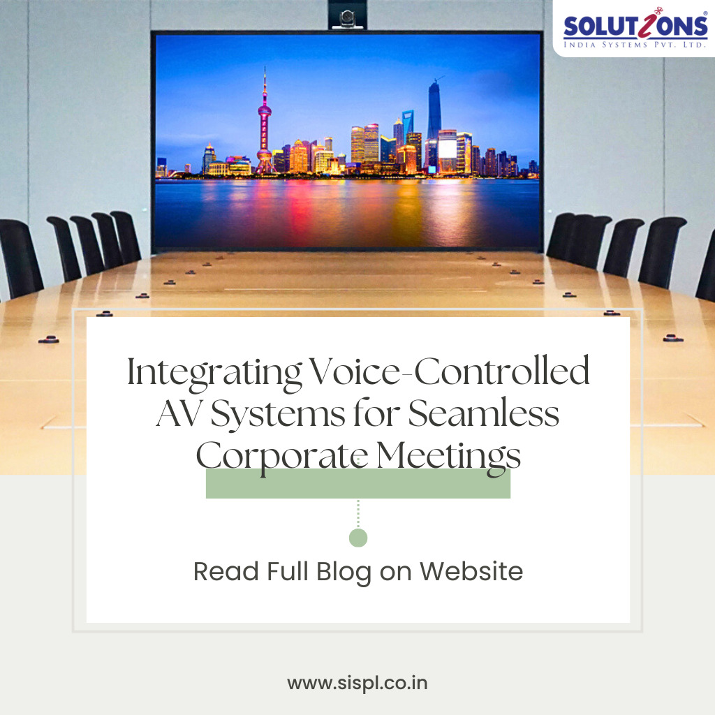 SISPLAV's tweet image. 🚀 Elevate Your Corporate Meetings with Voice-Controlled AV Systems! 🎤💼
Imagine walking into a meeting room where the AV system responds to your voice commands—no more fumbling with remotes or struggling with connections!
Read the full blog here: sispl.co.in/integrating-vo…