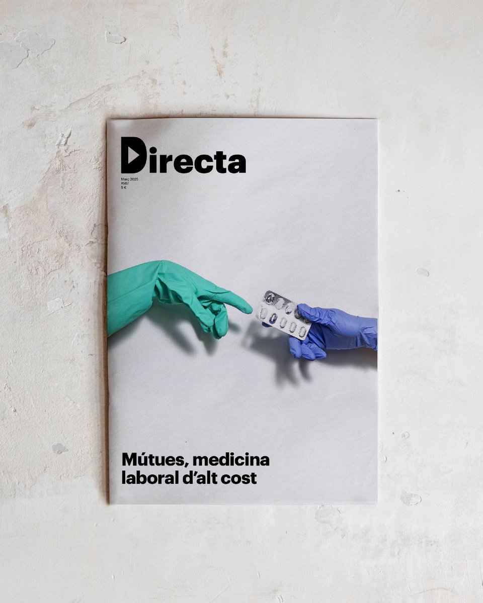 #Directa587 | Mútues, medicina laboral d'alt cost
✍️ <a href="/TxellRigol/">Meritxell Rigol</a> i <a href="/AlbertAlexan/">Albert Alexandre</a>
📷🎨 <a href="/pau_fabregat/">Pau Fabregat</a> i <a href="/_ittos_/">Victor Serri</a>

▶️ directa.cat/papers/directa…