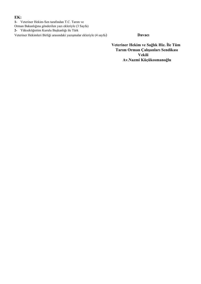 Veteriner Hekim-Sen olarak, mesleğimizin itibarı için önemli bir hukuki mücadele başlattık!

5 yıllık eğitim süremizle hak ettiğimiz yüksek lisans diplomamız, Bakanlığımız tarafından yok sayılıyor!

Yükseklisans mezunu olduğumuz halde Personel Bilgi Sisteminde öğrenim durumumuzun