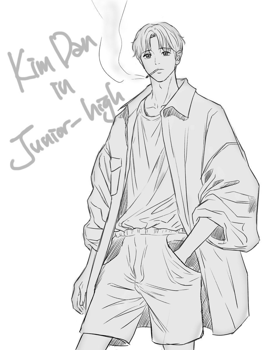 처음 담배를 접한 중3 단이
65화 이후로 연상미 물씬

#징크스 #Jinxmanwha