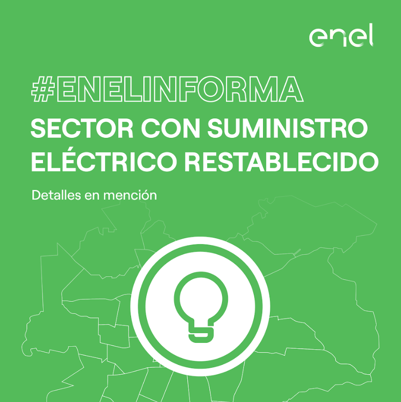 Enel_Informa_CL's tweet photo. [03:37] Comunicamos que #CorteDeEnergía que afectaba al sector Las Acacias hasta Rafael Sotomayor en Santiago, Quinta Normal y Estación Central ya está normalizado. Recomendamos revisar automáticos de la vivienda. https://t.co/78t9gBjEhK