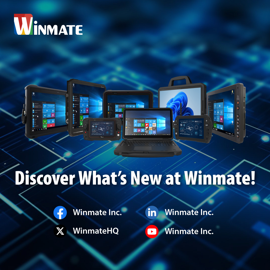 Winmate is Back with Cutting-Edge Rugged Solutions! 

From robotic controllers to AI-powered rugged laptops, rugged tablets, and advanced Panel PCs &amp; displays, we're pushing boundaries in industrial tech!

For more information, please visit winmate.com