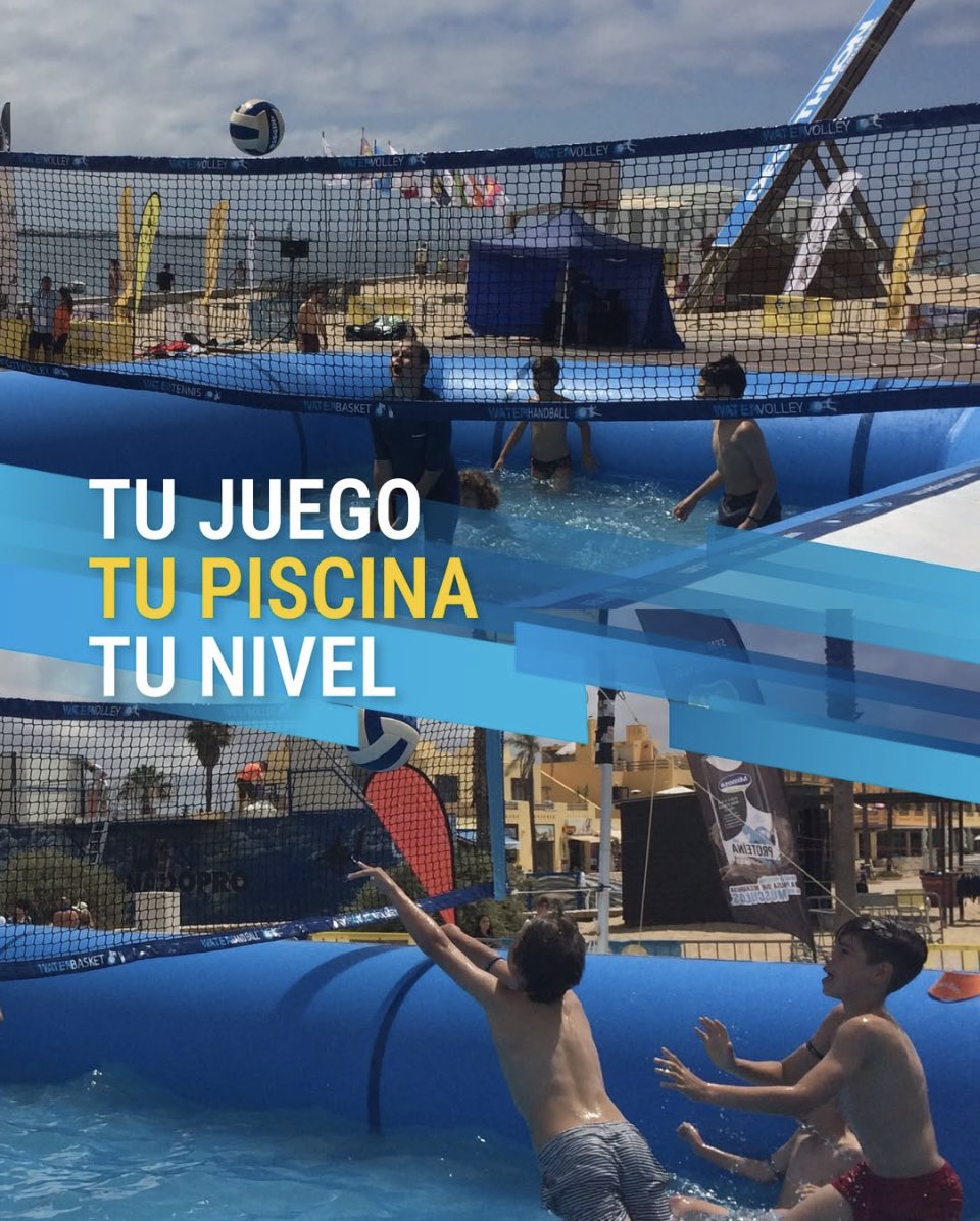 ¡𝙒𝙖𝙩𝙚𝙧𝙑𝙤𝙡𝙡𝙚𝙮 𝙥𝙖𝙧𝙖 𝙩𝙤𝙙𝙤𝙨! 🌊🏐🙌

Desde principiantes hasta profesionales, ¡todos pueden jugar! 💪 Disfruta del voleibol en el agua, donde la diversión y la emoción no tienen límites 
Sumérgete y desafía tus habilidades en cada jugada watervolleyspain.com