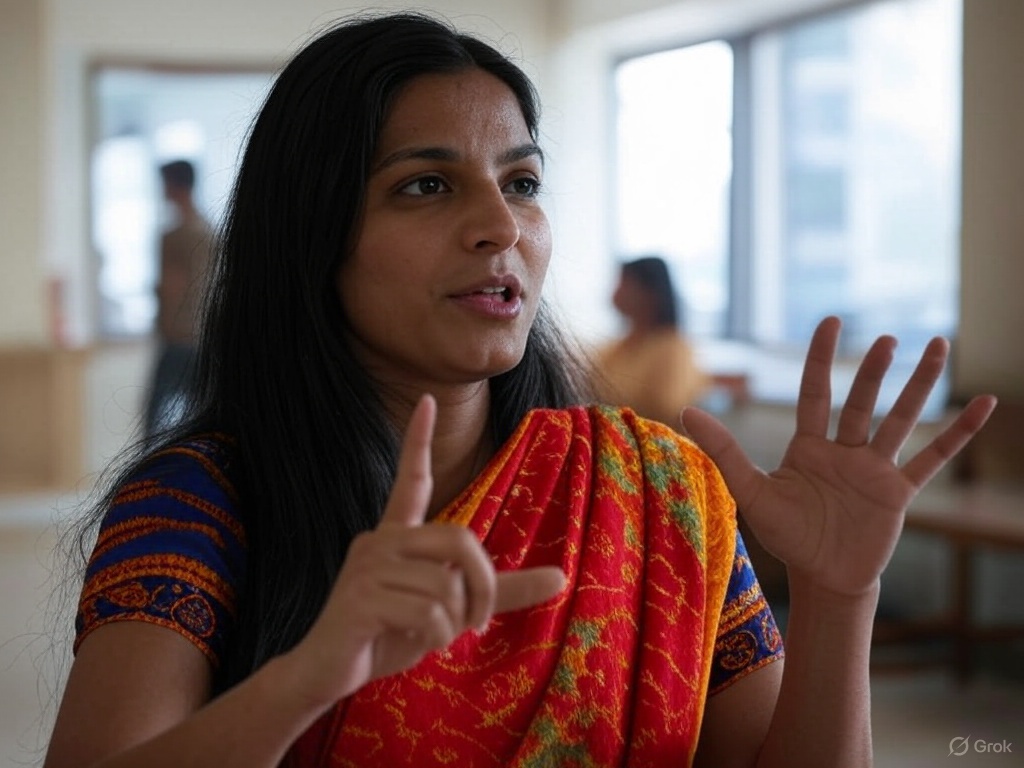 ushrit2020's tweet image. &quot;Given India’s language diversity, the third language all should learn is sign language.&quot;

Words of wisdom from a friend and former colleague.