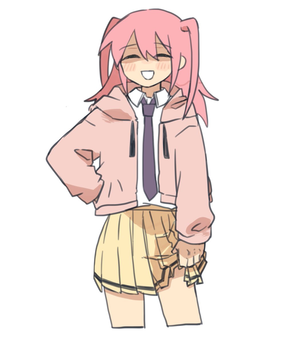 根元陽菜 「根元さんが笑ってるよっ 」|きたのイラスト