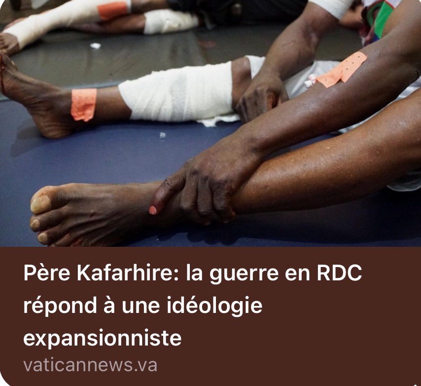 JF_LE_DRIAN's tweet image. &quot;Il y a maintenant plus de trente ans que dure le conflit à l’est de la République démocratique du Congo, avec plusieurs millions de morts.

Selon le père jésuite Toussaint Kafarhire, cette situation a été engendrée par une idéologie révisionniste des frontières héritées de la…