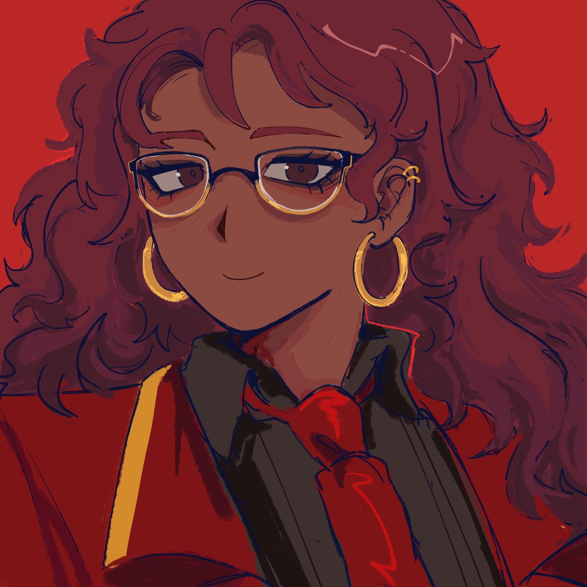 DJDANTEPM's tweet image. “I don’t think I’ll miss that clock. I look kinda cute!! And these earrings are just what I needed.” ✨

🎨: @/ishmaeltism