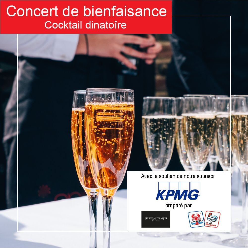 Croix-Rouge.lu (@croixrougelu) on Twitter photo 🎼27/03 : cocktail dînatoire après notre concert
Merci à notre sponsor KPMG Luxembourg pour cette réception exceptionnelle, préparée par le traiteur Julien Cliquet et La Provençale. 🍽️
Billets ➡️ philharmonie.lu/fr/programme/2…
🍸 Cocktail : Contactez philanthropie@croix-rouge.lu 🎶🍸 🎼27/03 : cocktail dînatoire après notre concert
Merci à notre sponsor KPMG Luxembourg pour cette réception exceptionnelle, préparée par le traiteur Julien Cliquet et La Provençale. 🍽️
Billets ➡️ philharmonie.lu/fr/programme/2…
🍸 Cocktail : Contactez philanthropie@croix-rouge.lu 🎶🍸