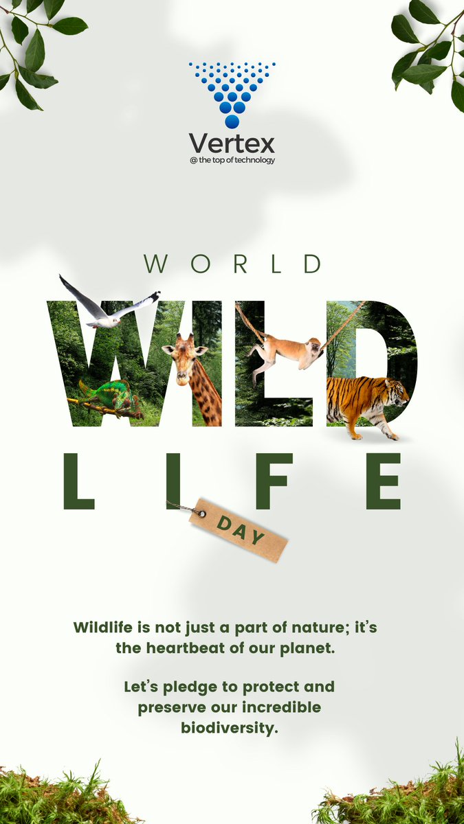 vertex_techsol's tweet image. Wildlife is not just a part of nature; it’s the heartbeat of our planet!