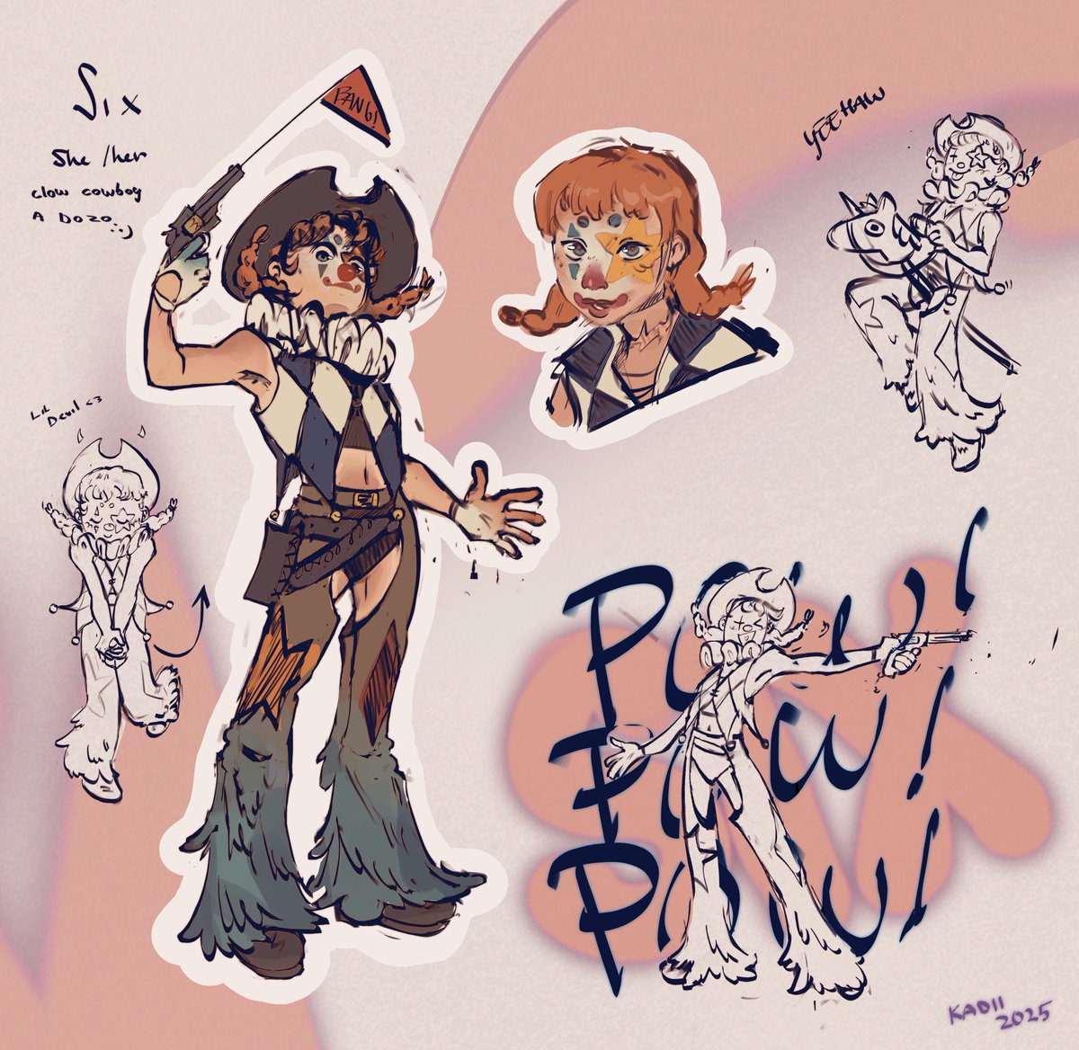 Can’t believe i never posted my clown cowboy, my pride and joy, yeehaw