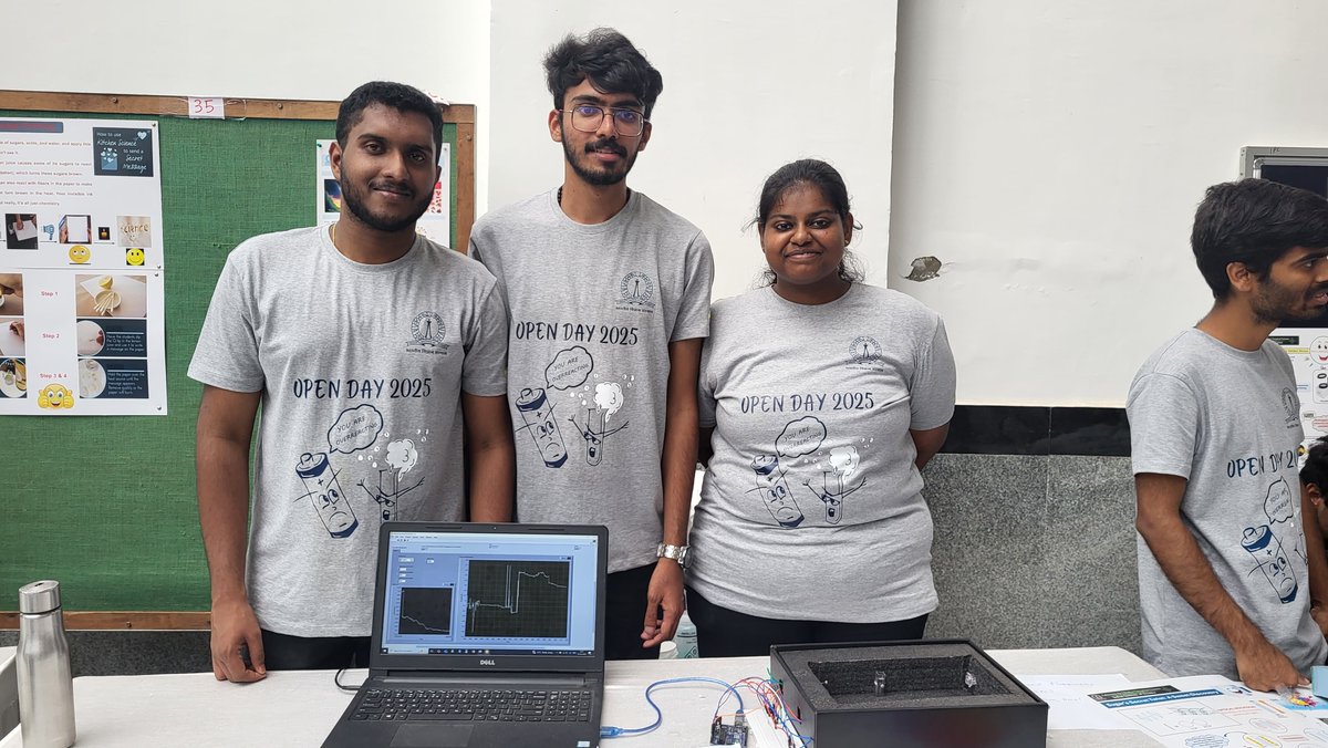 #IIScOpenDay2025 Our students <a href="/LaboratorySims/">SiMS Lab</a>  demonstrated interesting science experiments to the School kids.