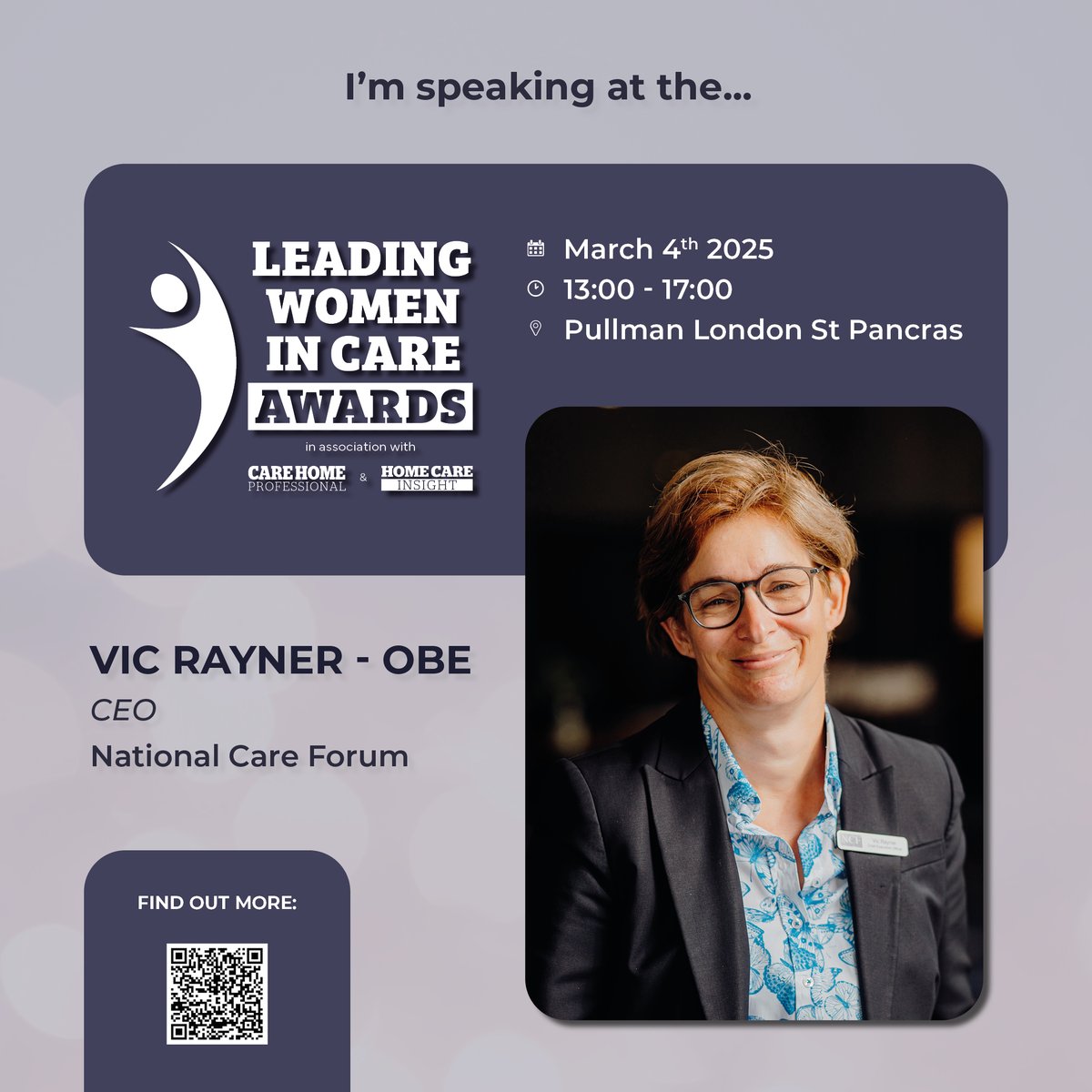 National Care Forum (@ncfcareforum) on Twitter photo Our CEO <a href="/vicrayner/">Vic Rayner π</a> is taking part in a panel at the Leading Women in Care Awards on 4th March at <a href="/pullmanlondon/">PullmanLondon</a> St Pancras. Celebrating the achievements of women in social care this event ushers in International Womens Day #IWD2025. Register here events.itppromedia.com/LeadingWomeninβ¦ Our CEO <a href="/vicrayner/">Vic Rayner π</a> is taking part in a panel at the Leading Women in Care Awards on 4th March at <a href="/pullmanlondon/">PullmanLondon</a> St Pancras. Celebrating the achievements of women in social care this event ushers in International Womens Day #IWD2025. Register here events.itppromedia.com/LeadingWomeninβ¦