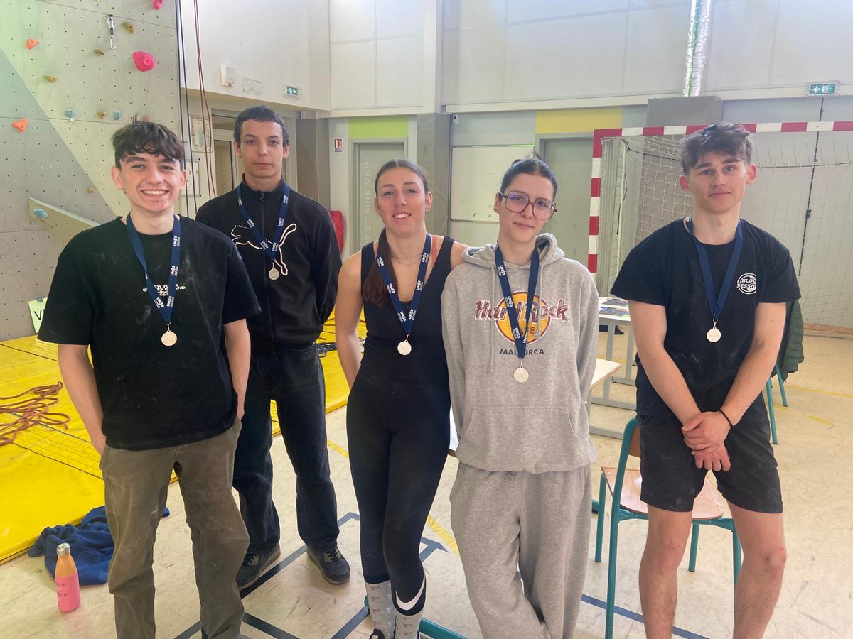En gym artistique l’équipe de Poinca se classe 2nd au championnat aca mercredi 26/02 à Sarreguemines. En escalade l’équipe de Poinca se classe 2ème au championnat dép et se qualifie pour le championnat d’aca qui aura lieu à Thionville le 12/03. Bravo à nos jeunes sportifs !