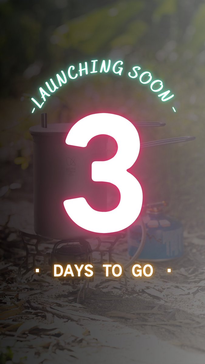titaniumusa's tweet photo. 3 days to go! The solution to high-altitude cooking challenges is almost here. Get ready for a game-changer!

#KEITHTitanium #pressurecooker #outdoorcooking https://t.co/Qexndh8fcq