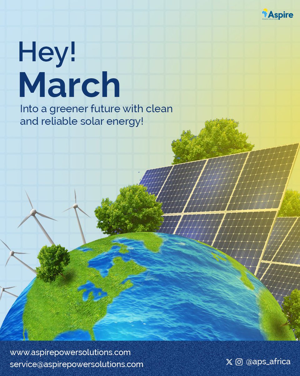 Happy New Month, from all of us at Aspire Power Solutions.🎉

#aspirepowersolutions  #abetterenergyexperience #solarcompany #newmonth