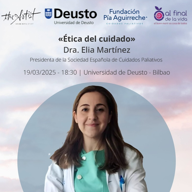 En dos semanas tendremos con nosotros a la presidenta de la Sociedad Española de Cuidados Paliativos para impartir la segunda clase magistral del año que lleva por título Ética del cuidado. Será el 19 de marzo a las 18:30.
Inscripciones: etica-cuidado.eventbrite.es
