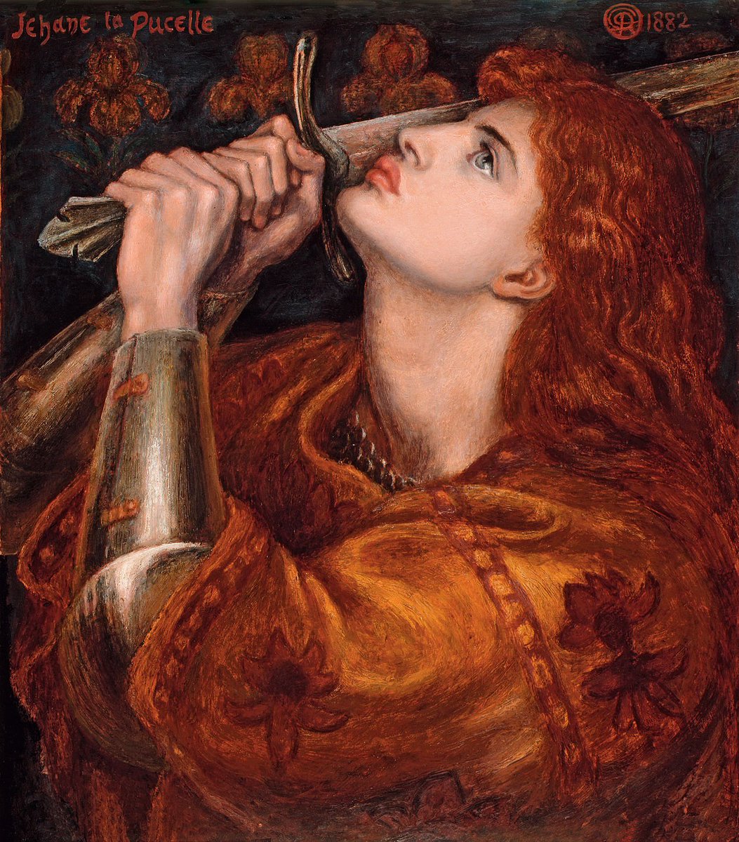 Joan of Arc
 Dante Gabriel Rossetti (English, 1828-1882)