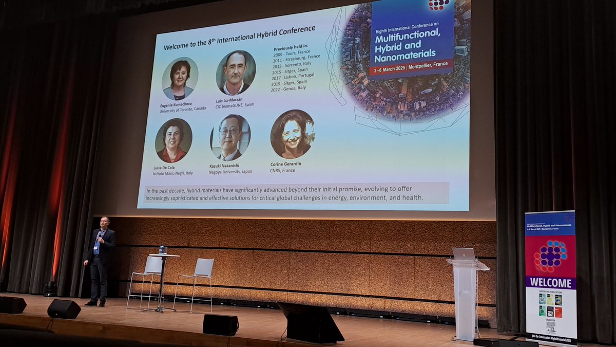 Galo Soler Illia ⭐️⭐️⭐️ (@dr_kuato) on Twitter photo Kick off of the Multifunctional, Hybrid and Nanomaterials meeting in Montpellier. Very happy to be here, meet super colleagues and present our <a href="/insunsam/">Instituto de Nanosistemas</a> work in novel mesoporous materials ror vectorial processes. Big thanks to the organizers for the invitation! Kick off of the Multifunctional, Hybrid and Nanomaterials meeting in Montpellier. Very happy to be here, meet super colleagues and present our <a href="/insunsam/">Instituto de Nanosistemas</a> work in novel mesoporous materials ror vectorial processes. Big thanks to the organizers for the invitation!