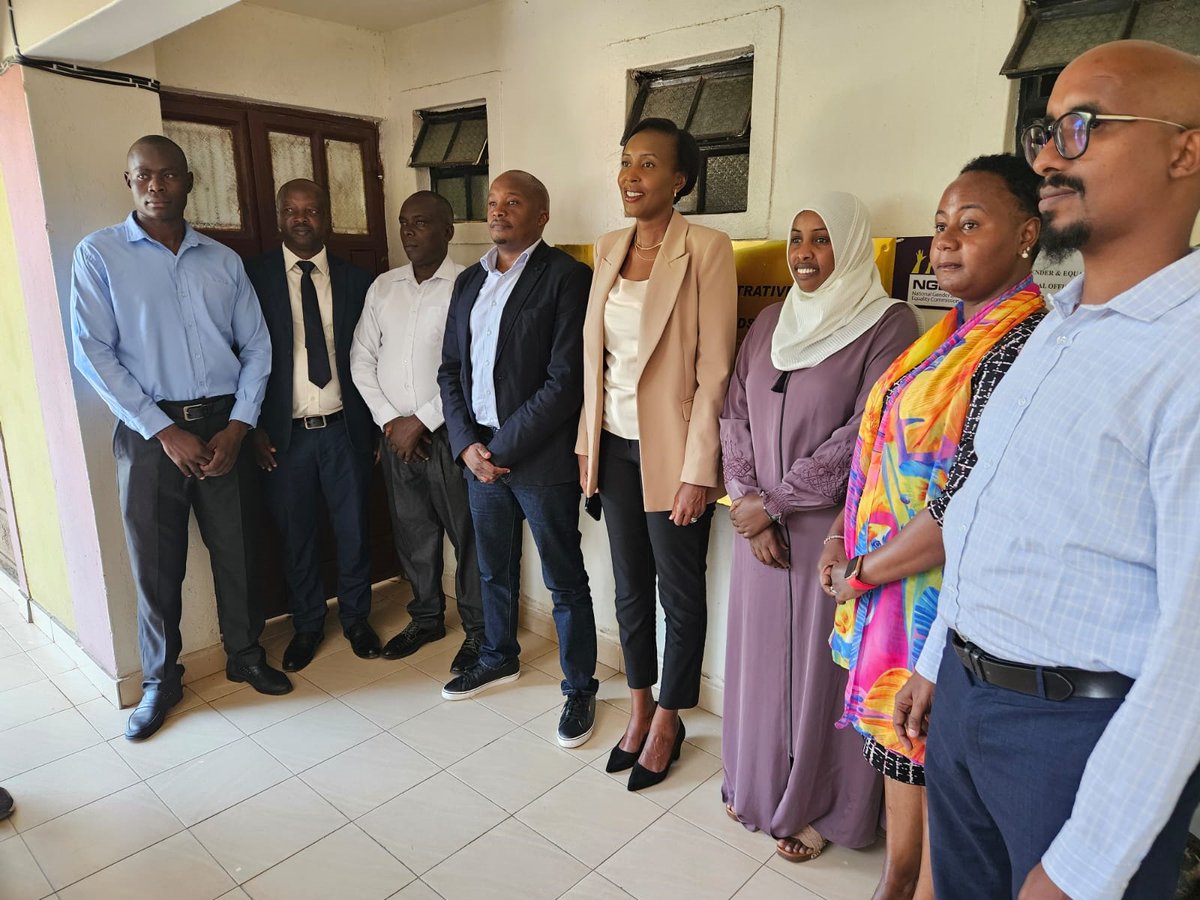 NGECKenya's tweet photo. Bridging Gaps, Advancing Inclusion!

Fantastic to host @OmbudsmanKE Commissioners at our Isiolo Regional Office! Led by Vice Chairperson Comm. Dorothy Jemator (Access to Info) & Comm. Hon. @RealJaguarKenya (Complaints & Investigations), this courtesy visit cemented a joint commitment to drive equality & inclusion forward.

With a shared commitment to equality & inclusion, both commissions pledged to enhance public education on access to information, ensuring Special Interest Groups are empowered! @mamacount2017 
#EqualityForAll | #AccessToInformation | #InclusionMatters @mcywambua