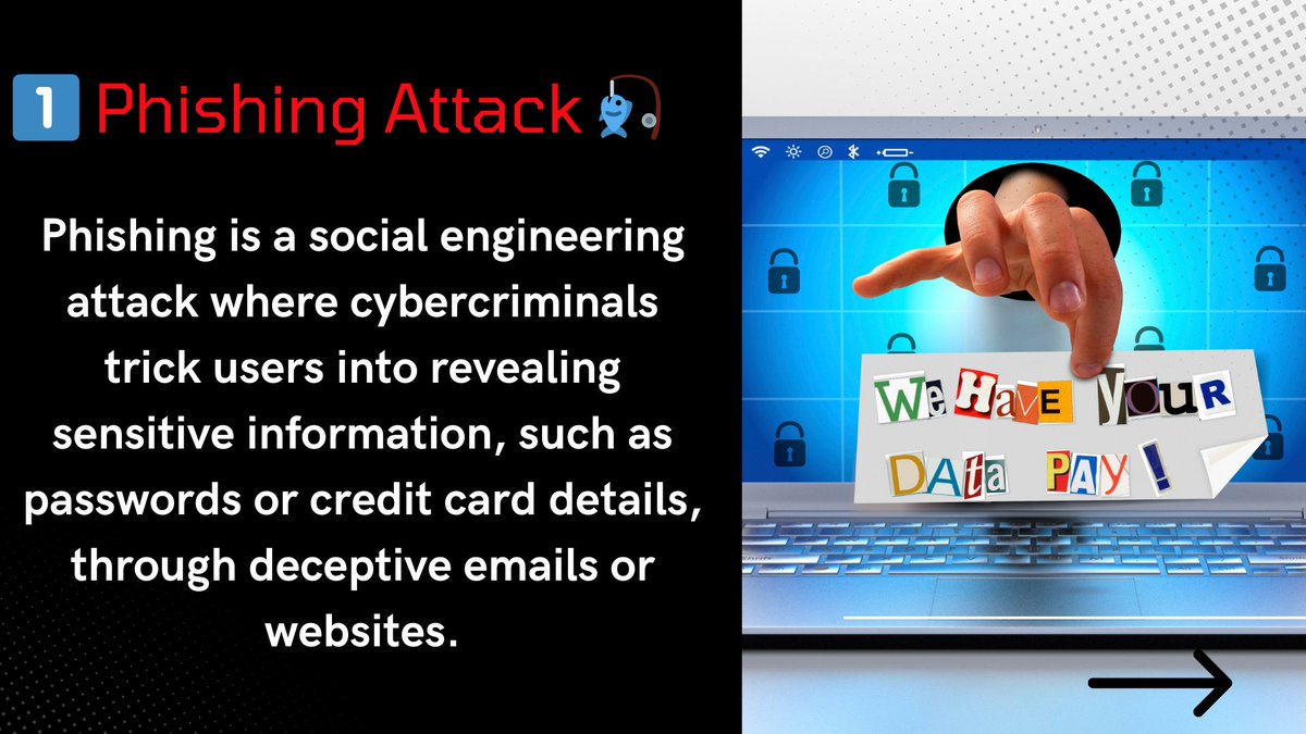 HackupTech's tweet image. 🚨 5 Common Network Attacks You Must Know! 🔥
#CyberSecurity #EthicalHacking #NetworkSecurity #HackupTechnology #CyberThreats #DataProtection #InfoSec #TechUpdates