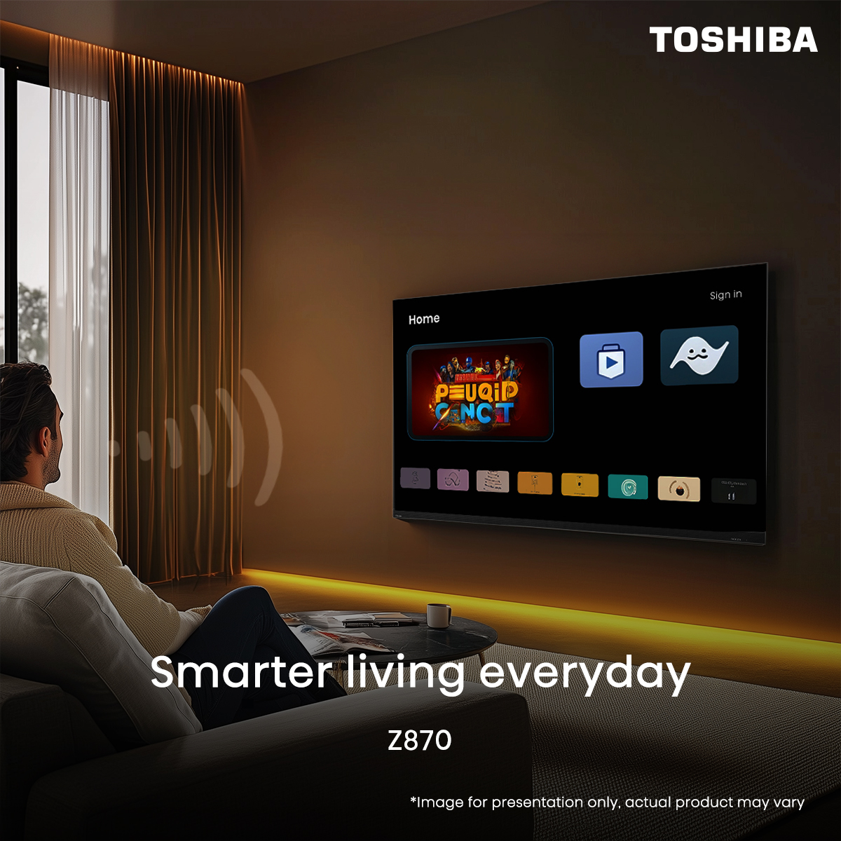 Your commands are just a whisper away. With the each smart #ToshibaTV, simplify daily routines with Far Field Voice Control and personalized recommendations for your tastes. Ready to see what your Toshiba TV suggests?