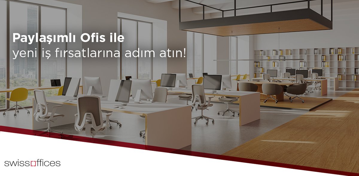 SwissOffices Paylaşımlı Ofis hizmetiyle, farklı sektörlerden iş insanlarıyla tanışın ve işinizi daha verimli hale getirin. İş ağınızı genişletecek çalışma alanları uygun fiyatlarla sizi bekliyor.

#SwissOffices #Prestij #KonforDoğasındaVar