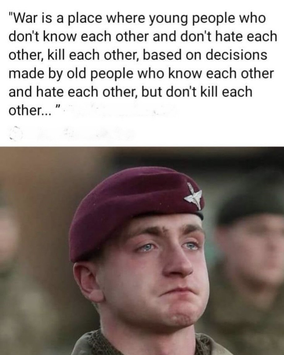 Ich hoffe, dass Ihnen hin und wieder jemand näherbringt, was Krieg bedeutet, <a href="/BMeinl/">Beate Meinl-Reisinger</a> . Und ich meine damit die Bedeutung für jene, die auch hingehen müssen.