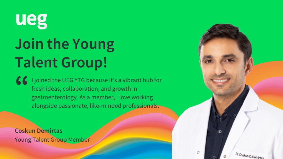 my_UEG (@my_ueg) on Twitter photo UEG's Young Talent Group is where passionate young GIs come together to exchange ideas and make a difference for the young GI community through the development and execution of various projects.
Apply by March 13! bit.ly/3p0zyJo
#myUEGcommunity #weareUEG <a href="/drdemirtass/">Coskun Ozer Demirtas</a> UEG's Young Talent Group is where passionate young GIs come together to exchange ideas and make a difference for the young GI community through the development and execution of various projects.
Apply by March 13! bit.ly/3p0zyJo
#myUEGcommunity #weareUEG <a href="/drdemirtass/">Coskun Ozer Demirtas</a>