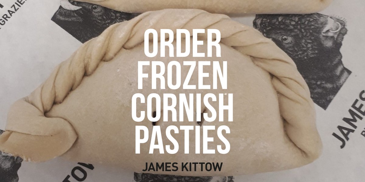 Get your frozen pasties ready to bake when you need a pasty fix from our online shop.

#cornishpasty #butcher #cornwall #mondaymotivation