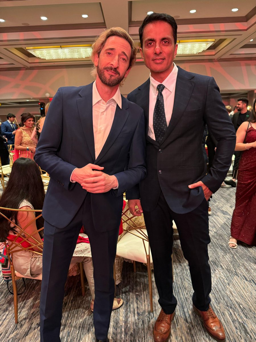sonu sood (@sonusood) on Twitter photo Congratulations my brother <a href="/adrienbrody/">Adrien Brody</a> on your second Oscar. 🏆 Many more on your way 🙌 #oscar Congratulations my brother <a href="/adrienbrody/">Adrien Brody</a> on your second Oscar. 🏆 Many more on your way 🙌 #oscar