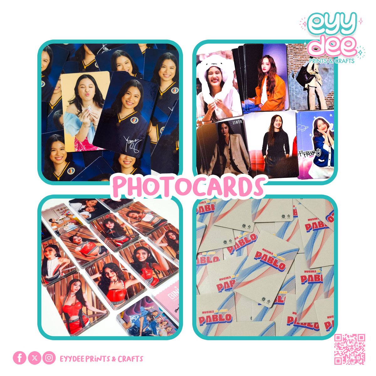 eyydee_prints's tweet image. Elevate your next event with our best-selling printing services. 

Location: Luzon Ave. Quezon City
🚚 Open for shipment nationwide. 

Message us for inquiries and quotations. 
#printingservices #photocards #customizedphotocards #buttonpins #ConcertGiveaway #concert