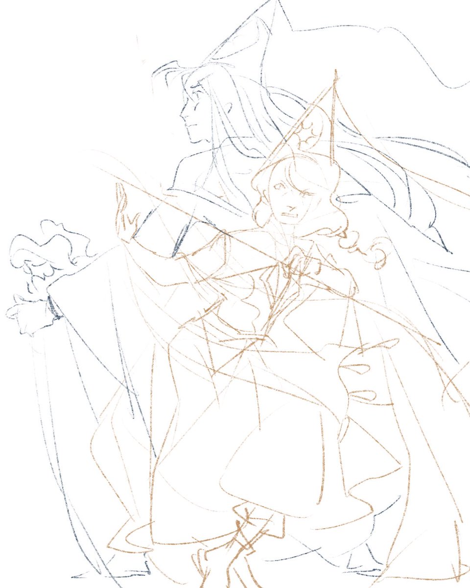 _biacami_'s tweet image. Shiny duo witch hat atelier au because why not,,, #shinyduo