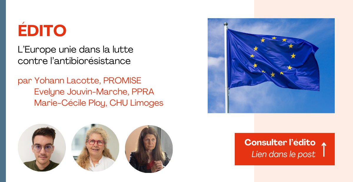 Interface nationale Antibiorésistance (@interfaceppra) on Twitter photo 🗞Nouvel édito par Yohann Lacotte, Evelyne Jouvin-Marche et <a href="/marie_ploy/">Marie Ploy</a>, sur :
· #OneHealth pour faire face à la dimension globale de l'#AMR
· <a href="/EUjamrai/">EU-JAMRAI</a> pour lutter contre les infections liées aux soins
ppr-antibioresistance.inserm.fr/fr/edito/leuro…
<a href="/ProjetPromise/">PROMISE - Professional community network on AMR</a> <a href="/CHULimoges/">CHU de Limoges</a> <a href="/Inserm/">Inserm</a> #UneSeuleSanté 🗞Nouvel édito par Yohann Lacotte, Evelyne Jouvin-Marche et <a href="/marie_ploy/">Marie Ploy</a>, sur :
· #OneHealth pour faire face à la dimension globale de l'#AMR
· <a href="/EUjamrai/">EU-JAMRAI</a> pour lutter contre les infections liées aux soins
ppr-antibioresistance.inserm.fr/fr/edito/leuro…
<a href="/ProjetPromise/">PROMISE - Professional community network on AMR</a> <a href="/CHULimoges/">CHU de Limoges</a> <a href="/Inserm/">Inserm</a> #UneSeuleSanté