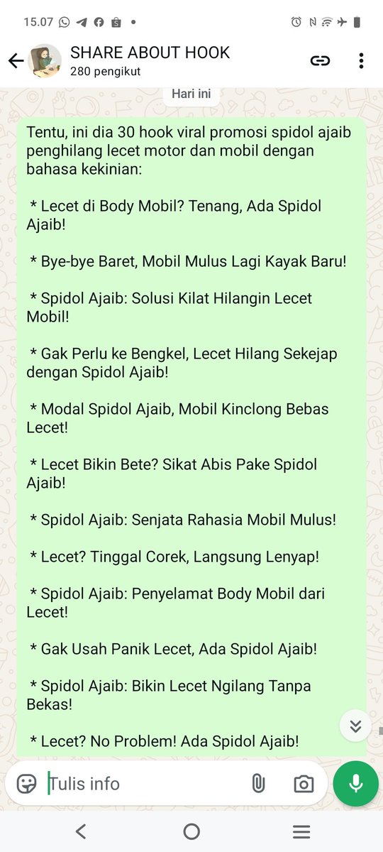 SJanuriyah's tweet photo. Ini barangnya pasti banyak yang butuh banget
Makannya itu, aku mau share hook gratis promosi barang ini, kalau ada yg punya langsung take konten aja ya semngat
Semoga bermanfaat
https://t.co/lu9TT8uMiS https://t.co/tGCYnwAgYH