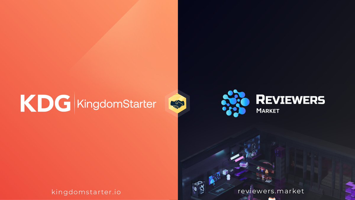 Kingdomstarter's tweet photo. 📢 KingdomStarter & @ReviewersWeb3 Announce a Strategic Partnership

♻️What is Reviewers Market?
✅Reviewers Market - Decentralized Web3 Marketplace.

Partnership highlights:
🤝#IDO support
🤝Experience partner’s ecosystem
🤝#Marketing support
🤝Expand community & optimize users benefits
🤝Share resources of technology, NFTs & KOLs connection

#Kingdomstarter #ReviewersWeb3 #IDO