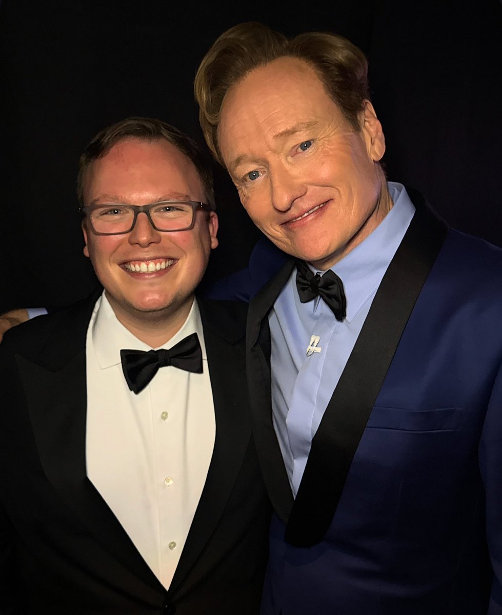 david_hopping's tweet photo. Conan absolutely killed it tonight at the Oscars! So proud to work for such a great guy and with an amazing team! #Oscars https://t.co/8v3rtK1YDm
