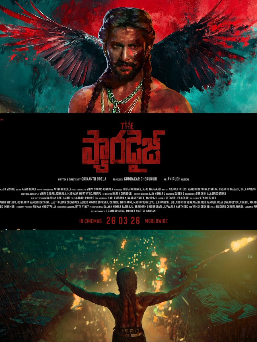 Uday Swar➿p (@uday_sw4roop) on Twitter photo My 1st step in TFI. So glad to be part of this film ❤️ Hearty Congratulations and Thank you very much <a href="/odela_srikanth/">Srikanth Odela</a> Anna ❤️
youtu.be/NkZFnpDhdCk?si…
#TheParadise My 1st step in TFI. So glad to be part of this film ❤️ Hearty Congratulations and Thank you very much <a href="/odela_srikanth/">Srikanth Odela</a> Anna ❤️
youtu.be/NkZFnpDhdCk?si…
#TheParadise