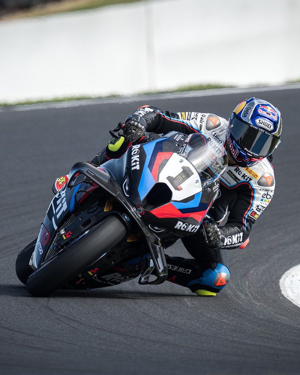 BMWMotorradWSBK's tweet photo. Not long until we're back on track on track, testing in Portimão. 🇵🇹

Last time we went testing at Autódromo Internacional do Algarve, Toprak topped the time sheets, lets see if he can do it again!

#WeAreROKiT #M1000RR #WorldSBK @ROKiT https://t.co/75bVvP5Gqg