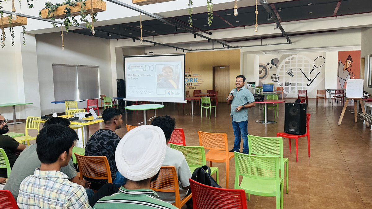 AI magic at Build with AI 🚀🤖! Grateful to all who joined us in exploring #GeminiAI &amp; pushing the boundaries of tech! 💡 Let's keep building the future! 🌐💪 #AI #GDGNashik #TechForGood #Innovation