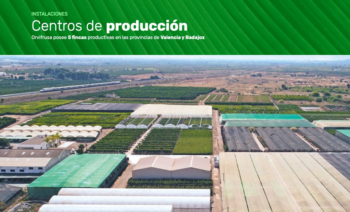 Nuestros centros de producción evolucionan constantemente, introduciendo y aplicando las últimas técnicas de cultivo para seguir favoreciendo el equilibrio de la planta y la adaptación a todos los ecosistemas de su destino final. 

Más información:
orvifrusa.com/produccion/