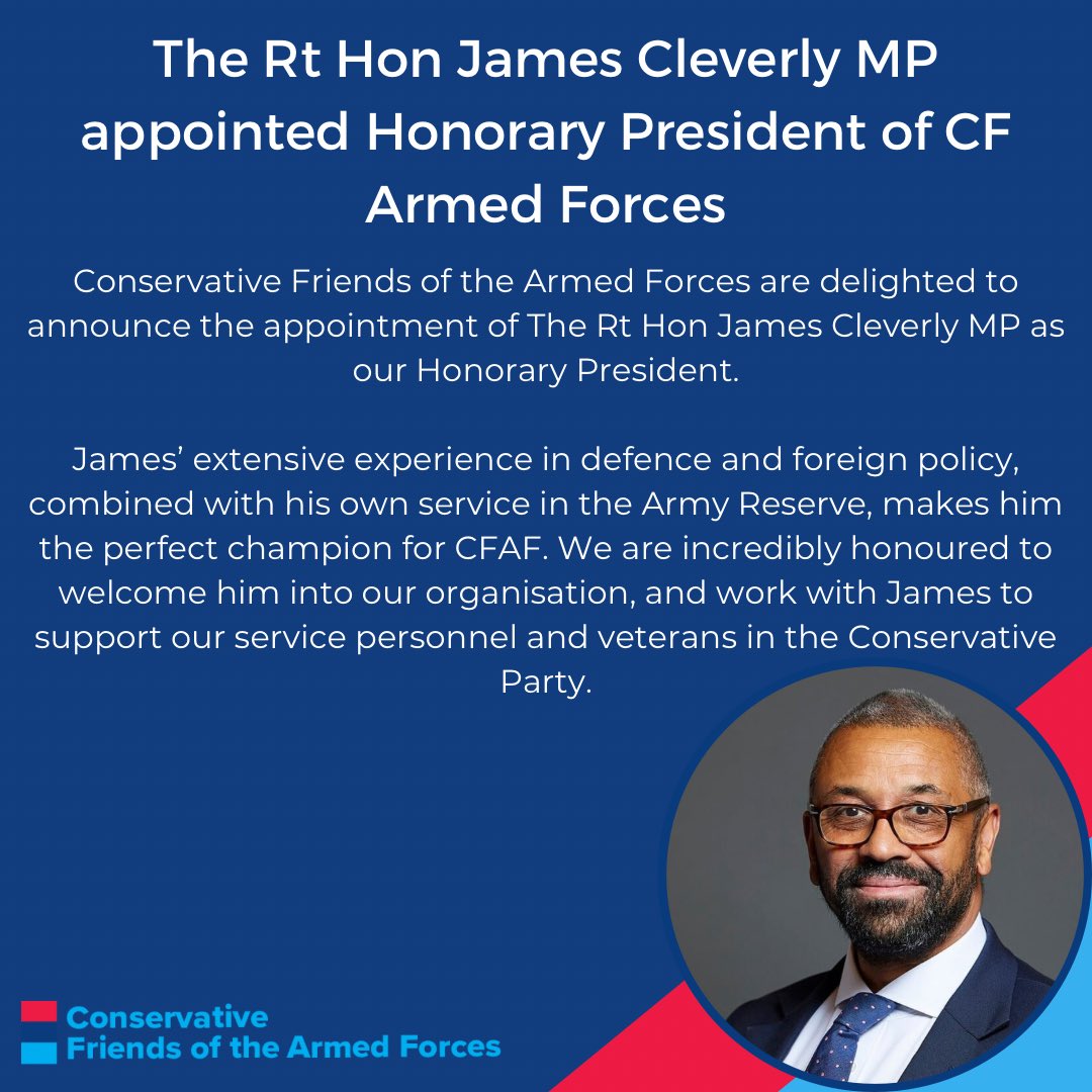 Conservative Friends of the Armed Forces tweet media