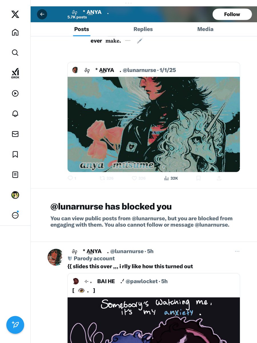 || Fun fact. This person blocks you when you agree with them. Legit agreed with a post of theirs ant this is what I got LOL 😂😂