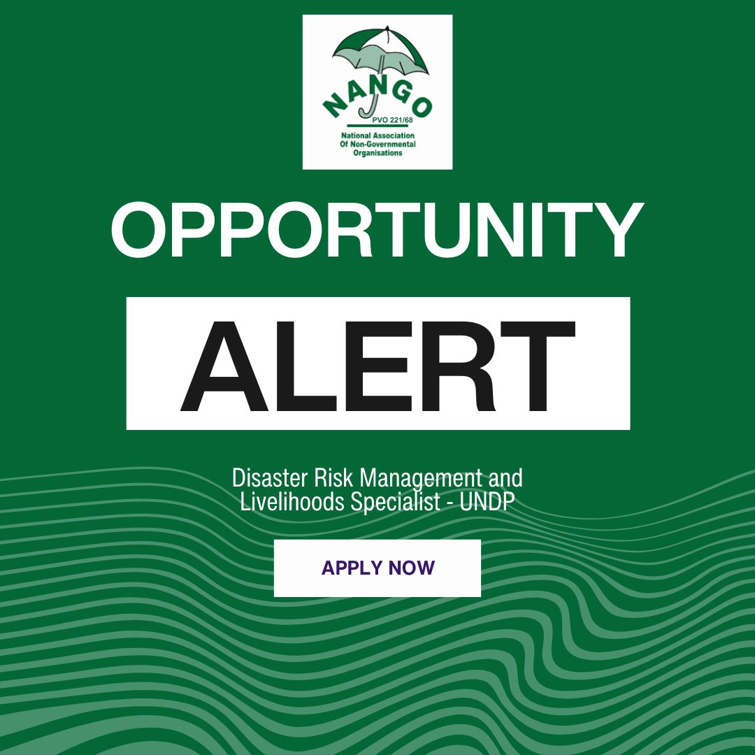 🚨 Now Hiring: Disaster Risk Management &amp; Livelihoods Specialist! 🚨

📍 Location: Harare, Zimbabwe
📆 Apply Before: 03/07/2025, 06:59 AM
🏛️ Agency: <a href="/UNDP/">UN Development</a> 
🎓 Qualifications:
🔹 Master’s Degree + 5 years’ experience OR
🔹 Bachelor’s Degree + 7 years’ experience
🗣️ Languages: