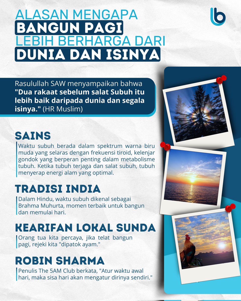 Ternyata bangun pagi lebih berharga dari dompet yang kosong isinya. 
Kenapa hal-hal kayak gini aja musti boong sih, Sob? 😔