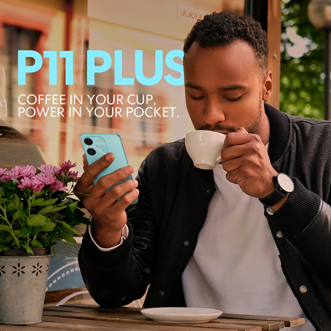 Coffee is your daily fuel, and the P11 Plus is your power source!☕⚡
With a battery that lasts all day, you’ll never have to worry about running out of juice. Stay powered up from morning to night!📱 💪 #MobicelP11Plus #FuelYourDay