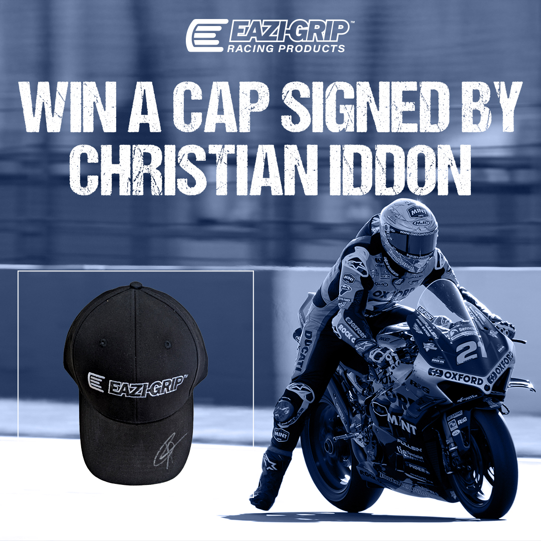 Eazi-Grip™ Racing Products (@eazigrip) on Twitter photo WIN A CAP SIGNED BY CHRISTIAN IDDON!
For your chance to win a cap signed by <a href="/christianiddon/">Christian Iddon</a> all you have to do is...
1. Like this post
2. Share this post
3. Comment 'Done'
The competition closes Sunday 13th April with the winner announced on Monday 14th April.
Good luck! WIN A CAP SIGNED BY CHRISTIAN IDDON!
For your chance to win a cap signed by <a href="/christianiddon/">Christian Iddon</a> all you have to do is...
1. Like this post
2. Share this post
3. Comment 'Done'
The competition closes Sunday 13th April with the winner announced on Monday 14th April.
Good luck!